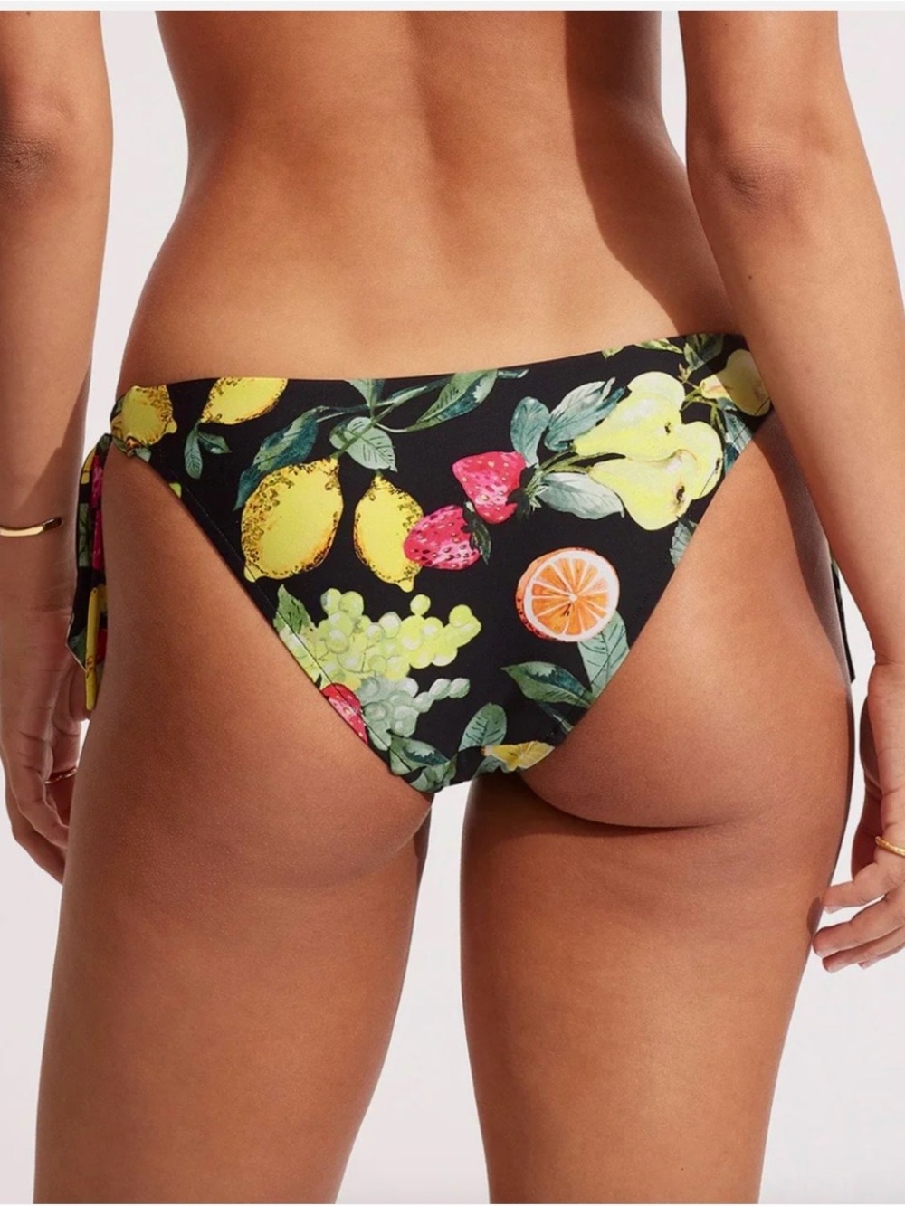 Seafolly Eco Lemoncello Tie-Side Bikini Bottom
